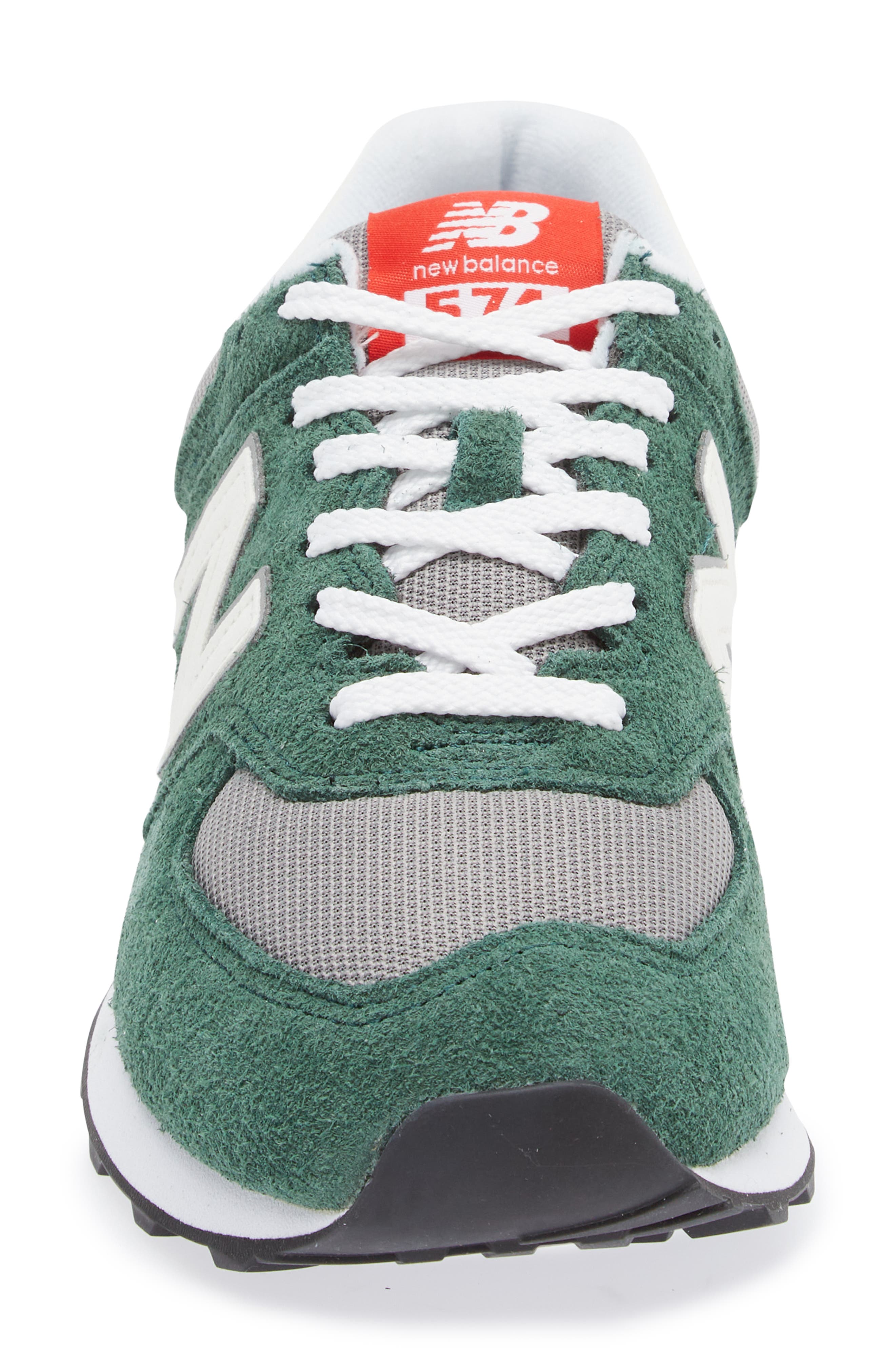 New Balance Gender Inclusive 574 Sneaker, Alternate, color, Nightwatch Green/ Sea Salt