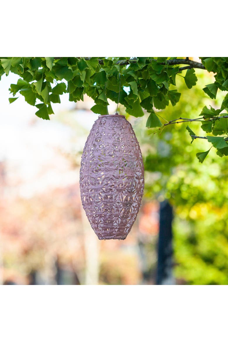 Soji Stella - Wildflower Pod Solar Lantern, Alternate, color, Sage