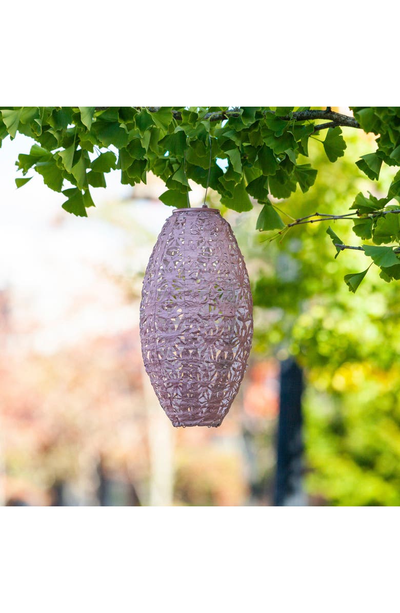 Allsop Home & Garden Soji Stella - Wildflower Pod Solar Lantern, Alternate, color, Sage