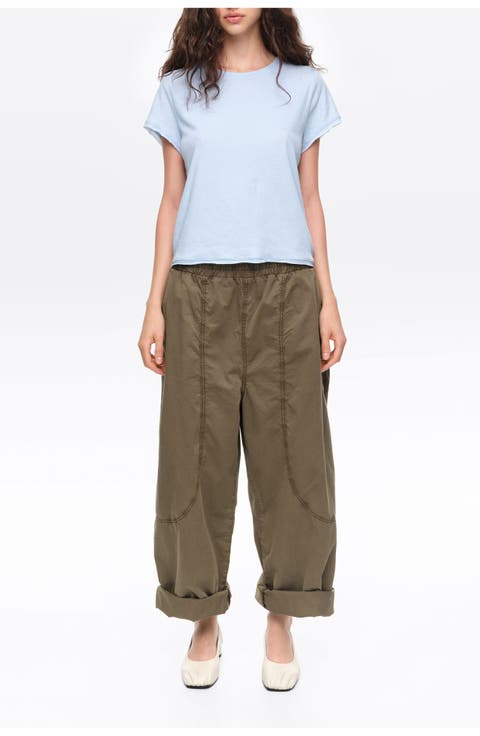 Topstitched Pocket Joggers