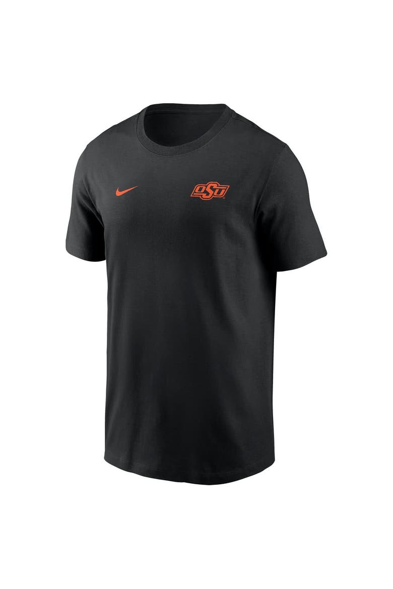 Men's Nike Black Oklahoma State Cowboys 2025 Sideline Legend Performance T-Shirt, Alternate, color, Black