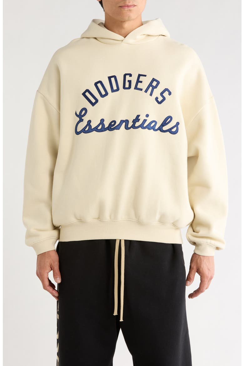 x MLB Dodgers Sport Cotton Blend Graphic Hoodie, Main, color, OAT