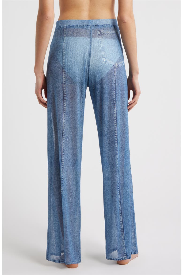 rb Miramar Mesh Wide Leg Cover-Up Pants, Alternate, color, MINET