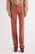 Chloé Garment Dyed Straight Leg Jeans