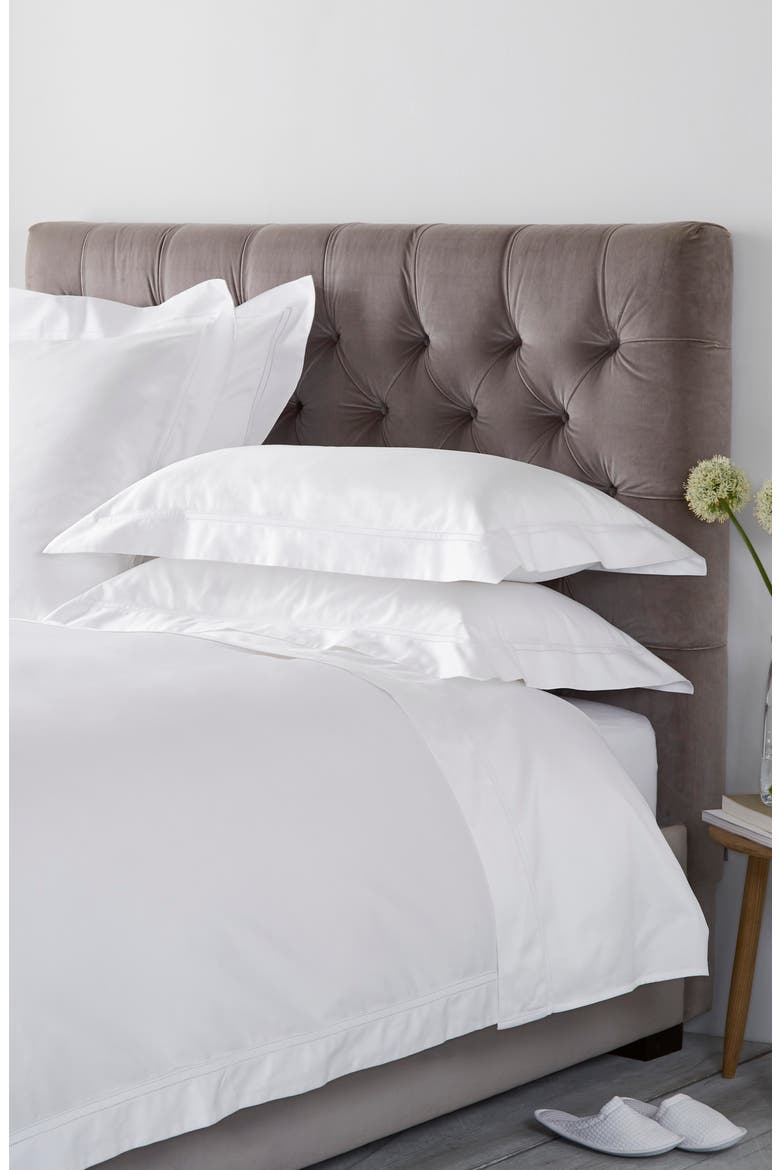Ultimate Symons Duvet Cover, Main, color, WHITE