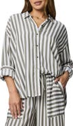 Splendid Ella Stripe Button-Up Shirt