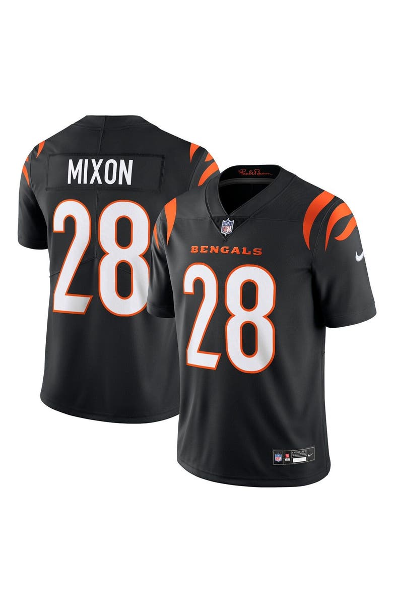 Nike Men's Nike Joe Mixon Black Cincinnati Bengals Vapor Untouchable Limited Jersey, Main, color,