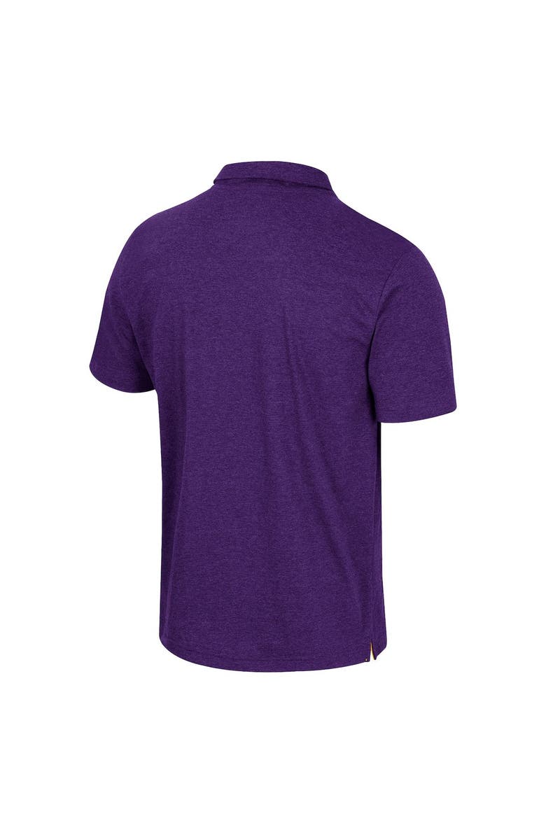 COLOSSEUM Men's Colosseum  Purple ECU Pirates No Problemo Polo, Alternate, color, 