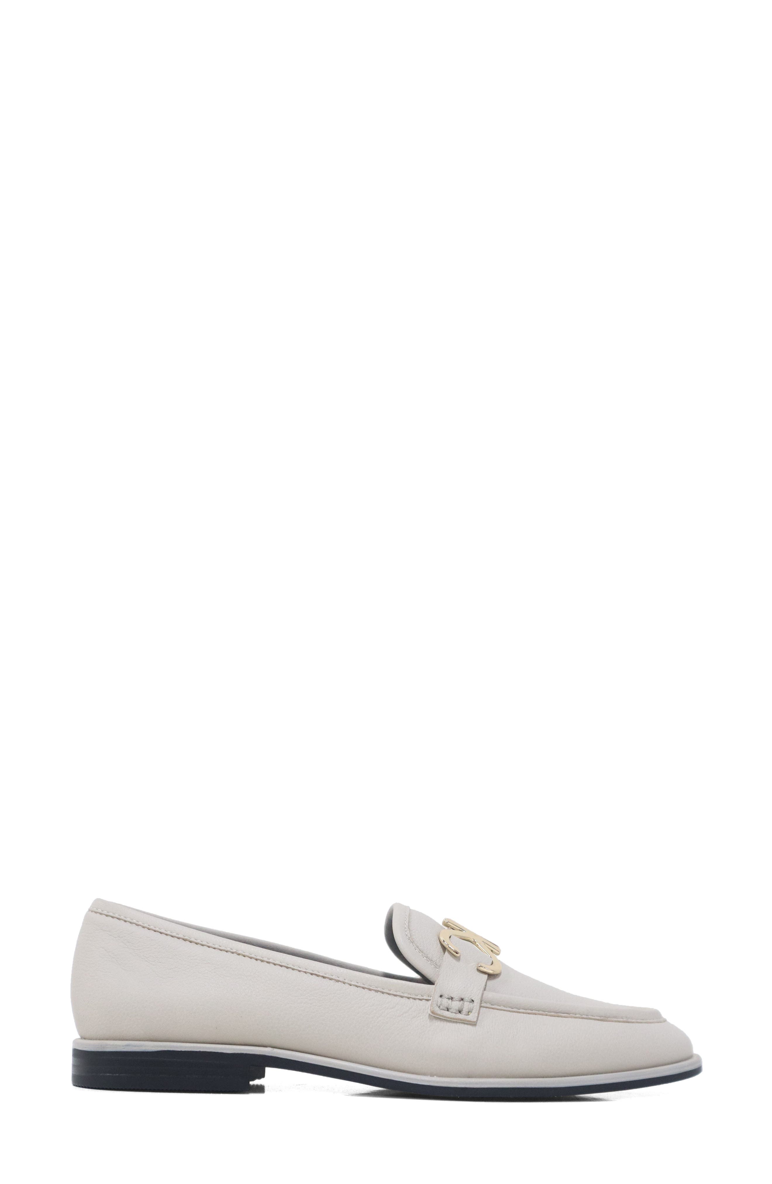 Lydia Bit Loafer, Alternate, color, BONE LEATHER