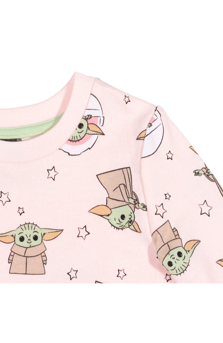 Star Wars Pullover Sweatshirt, Alternate, color, Baby Yoda Pink Pink