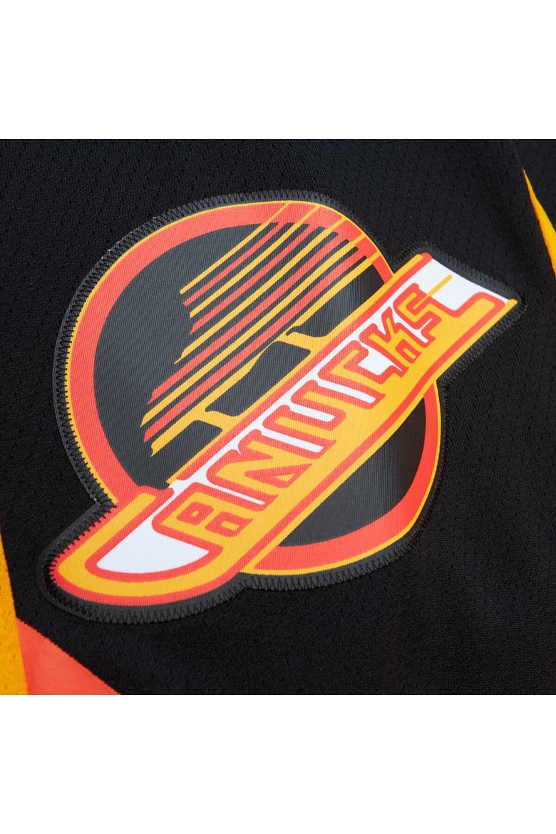 Men's Mitchell & Ness Dave Williams Yellow Vancouver Canucks Men's 1981/82 Blue Line Player Jersey, Alternate, color, Yellow