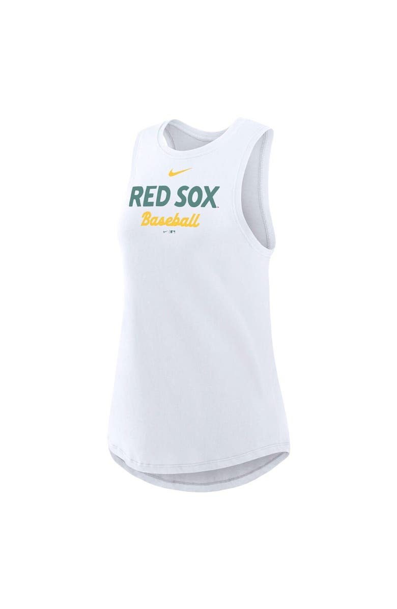 Nike Women's Nike  White Boston Red Sox 2025 City Connect Tricode High Neck Tank Top, Alternate, color, 
