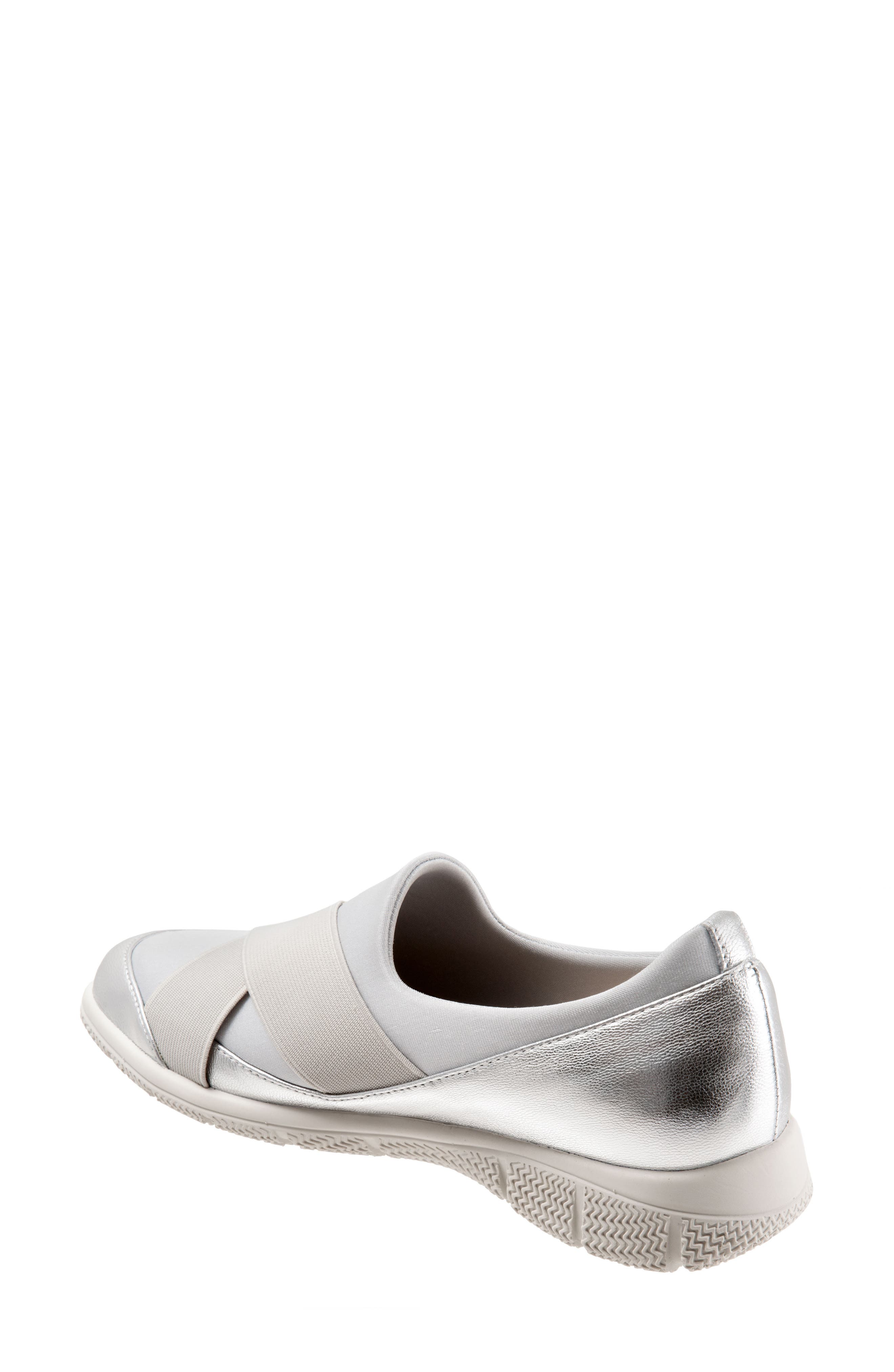 Trotters Urbana Slip-On, Alternate, color, Silver Metallic