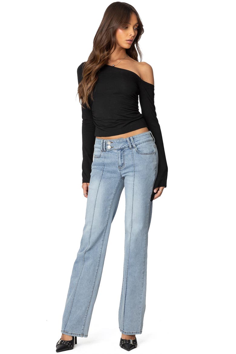 Avril Low Rise Bootcut Jeans, Alternate, color, LIGHT-BLUE