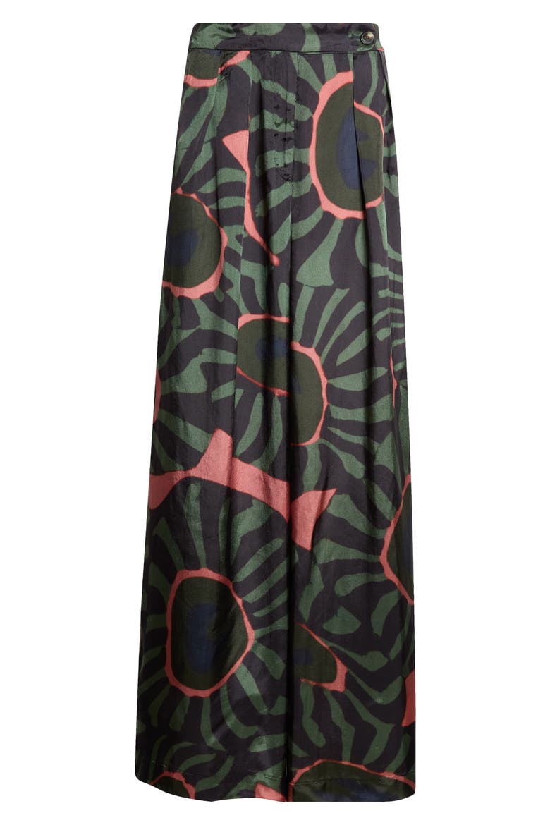 Pamplona Pleated Wide Leg Pants, Main, color, KHAKI