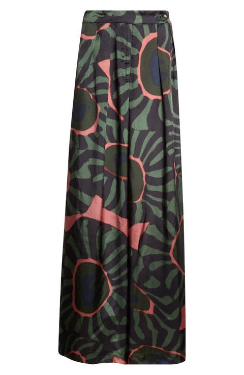 Pamplona Pleated Wide Leg Pants