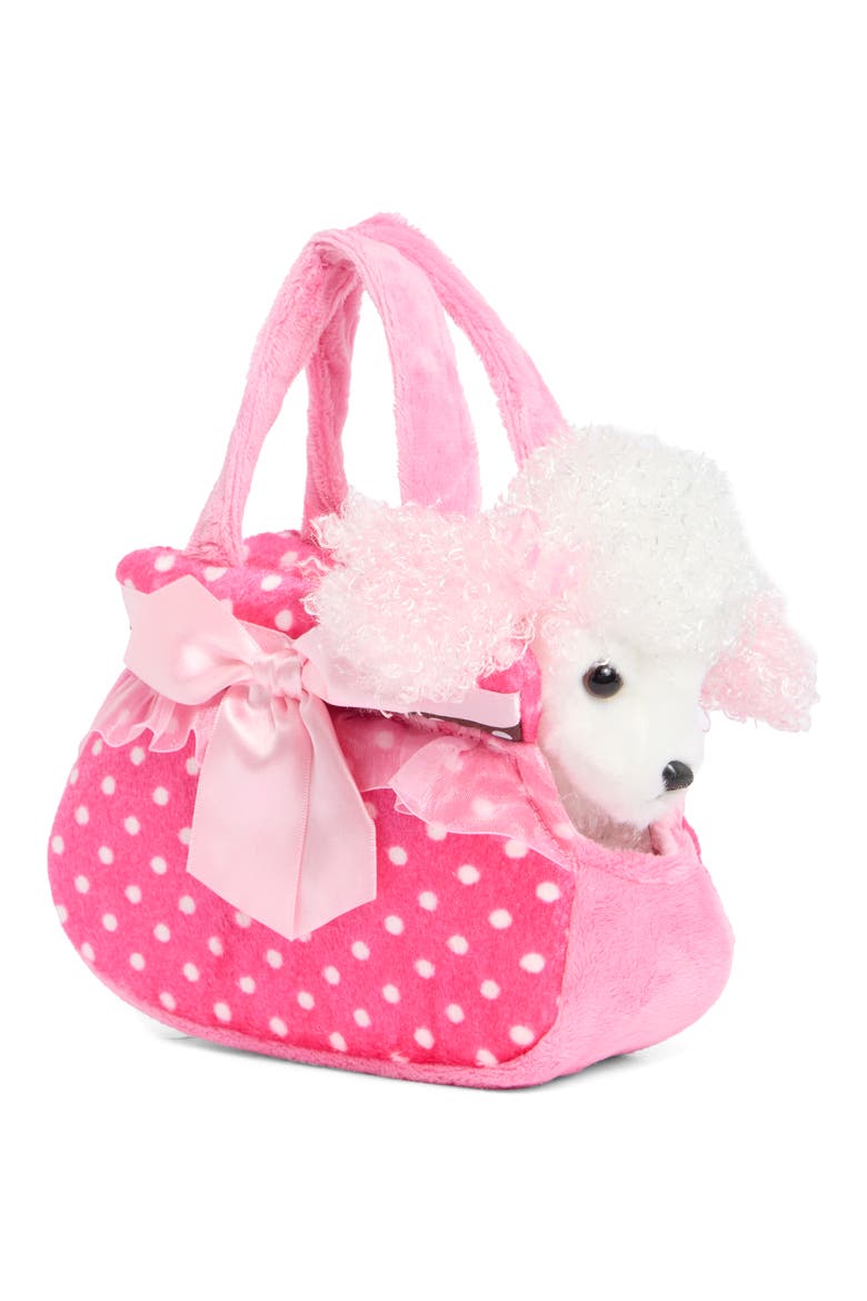 Kids' Fancy Pink Polka Dot Plush Toy, Main, color, MISCELLANEOUS