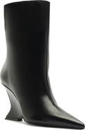 Schutz Siena Pointed Toe Wedge Bootie