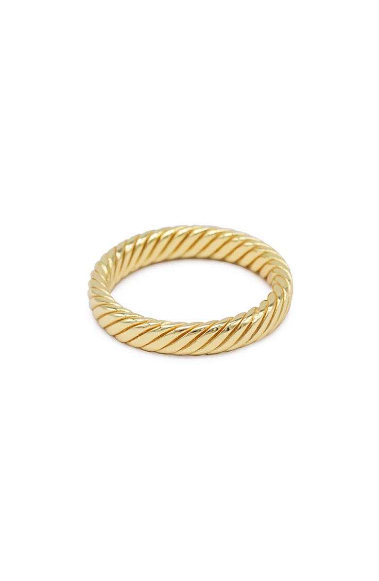 Serge DeNimes 22K Vermeil Halo Ring, Alternate, color, Gold