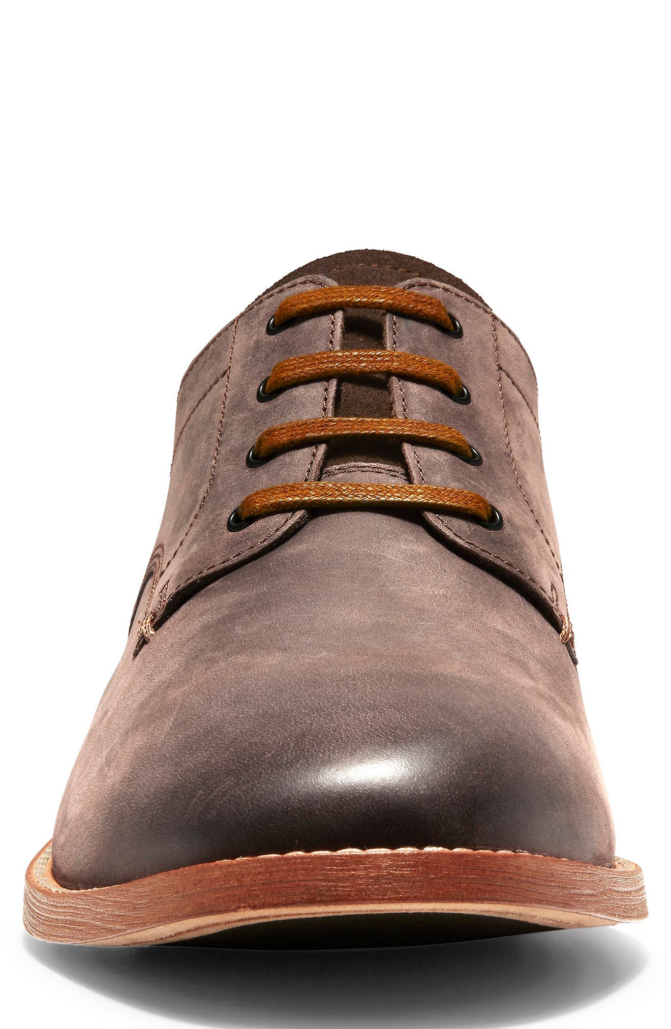 Feathercraft Grand Butcher Plain Toe Derby, Alternate, color, BRACKEN NUBUCK