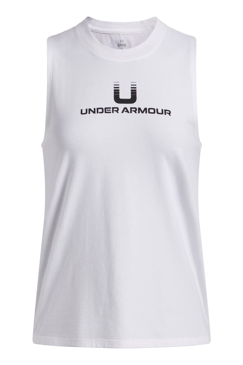 Varsity U Tank, Alternate, color, WHITE / / BLACK