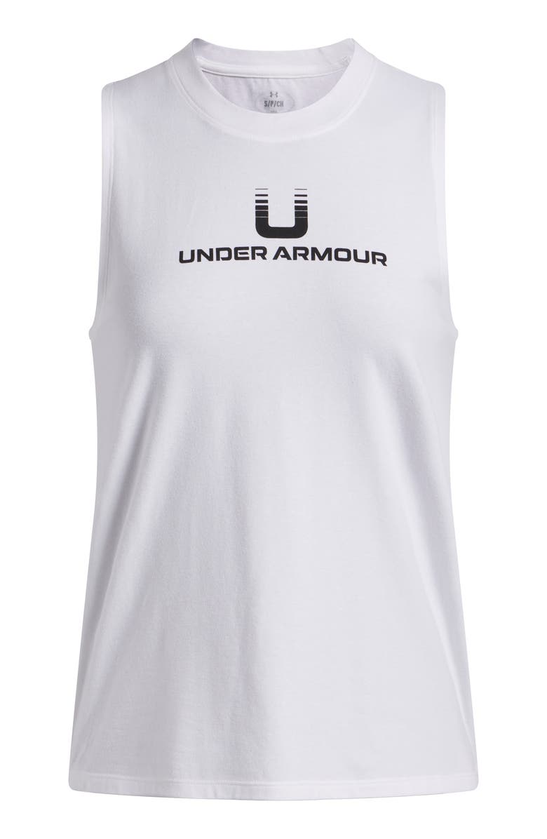 Under Armour Varsity U Tank, Alternate, color, White / / Black