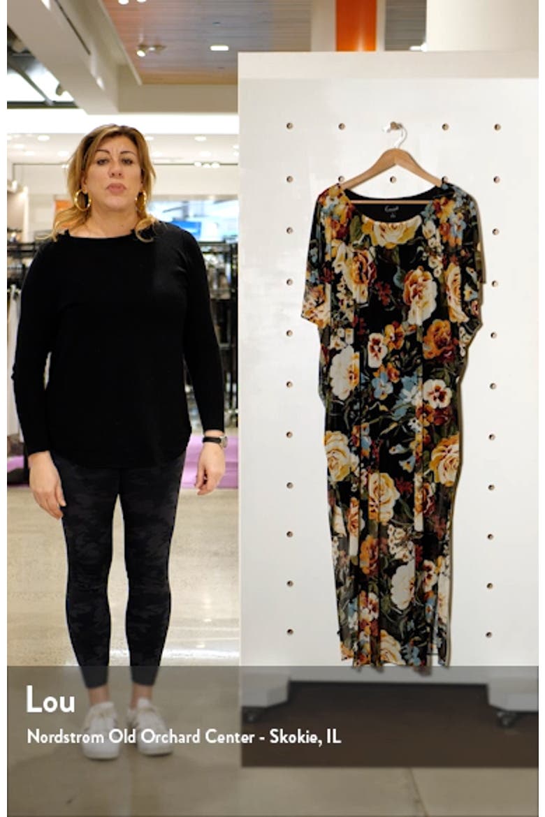 Floral Print Maxi Dress video