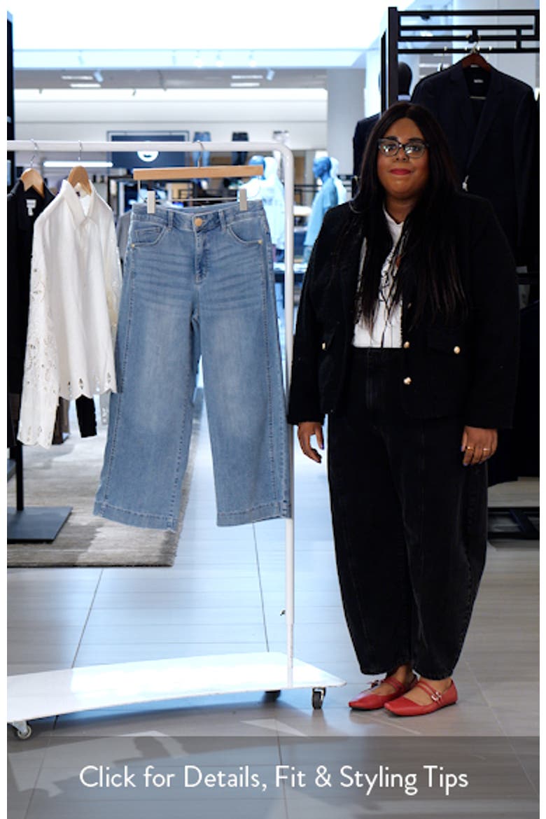 Skyrise Crop Wide Leg Jeans video