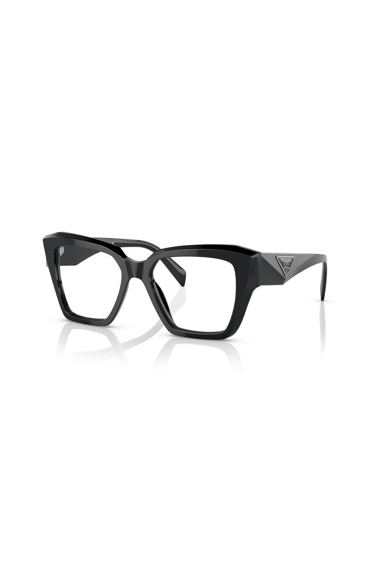 51mm Square optical glasses, Main, color, Black