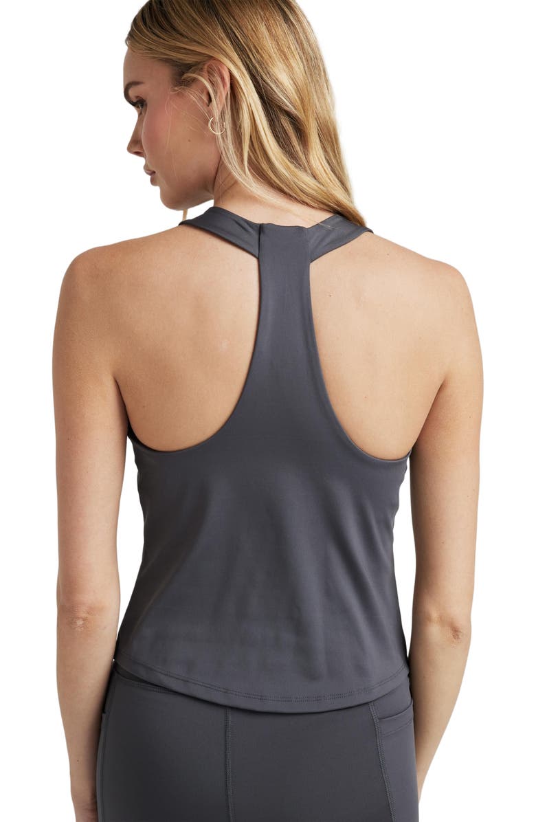 Losano High Neck Tank, Alternate, color, Charcoal
