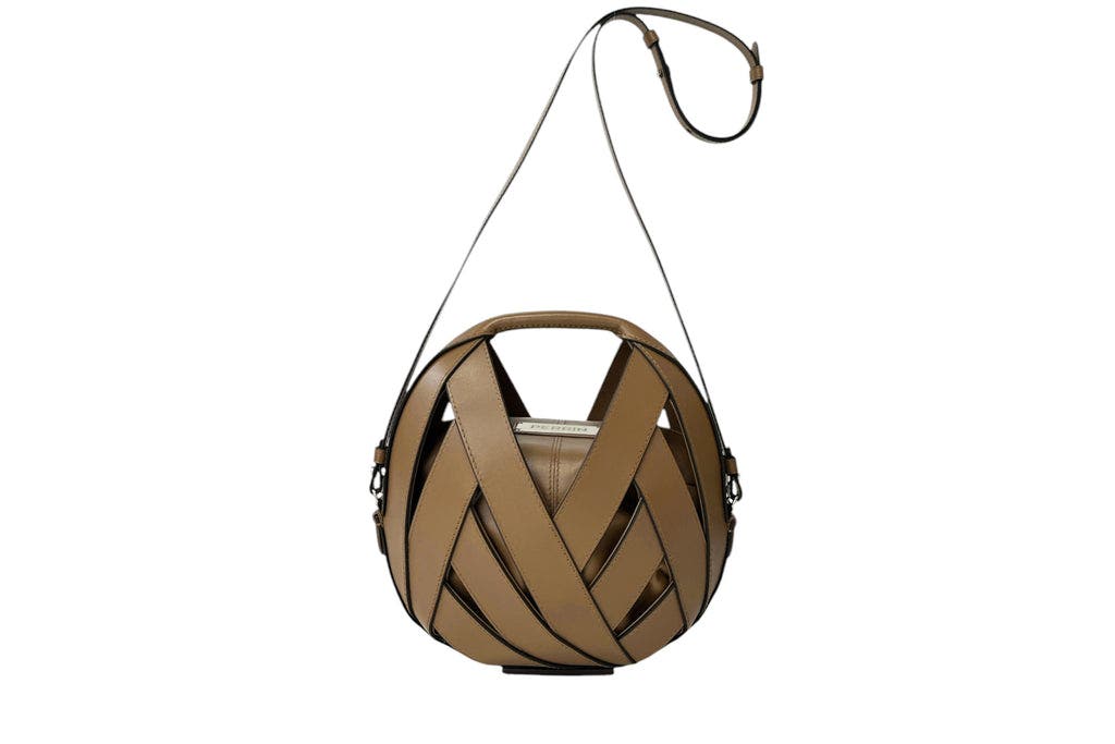 PERRIN PARIS Le Petit Panier Shoulder Bag, Main, color, Sepia