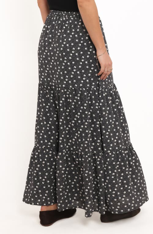 Petal And Pup Petal & Pup Vincent Tiered Maxi Skirt In Multi