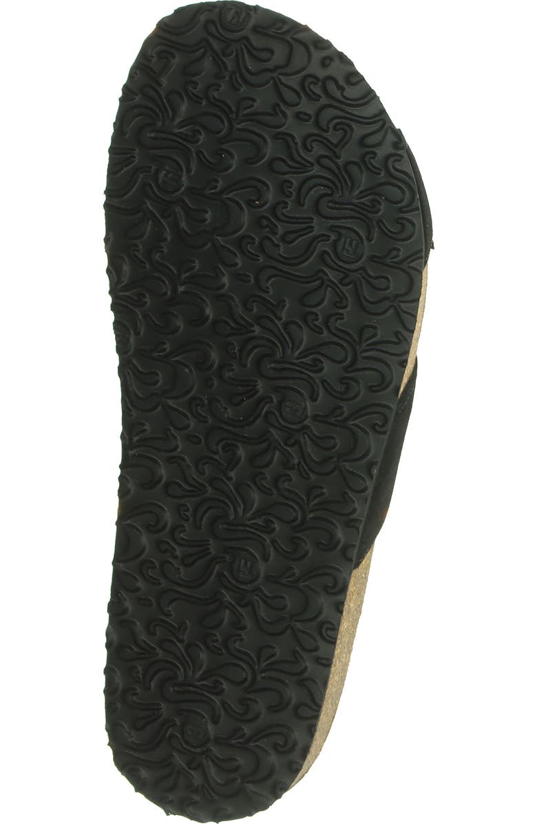 Think! Crissi Bow Slide Sandal, Alternate, color, Black