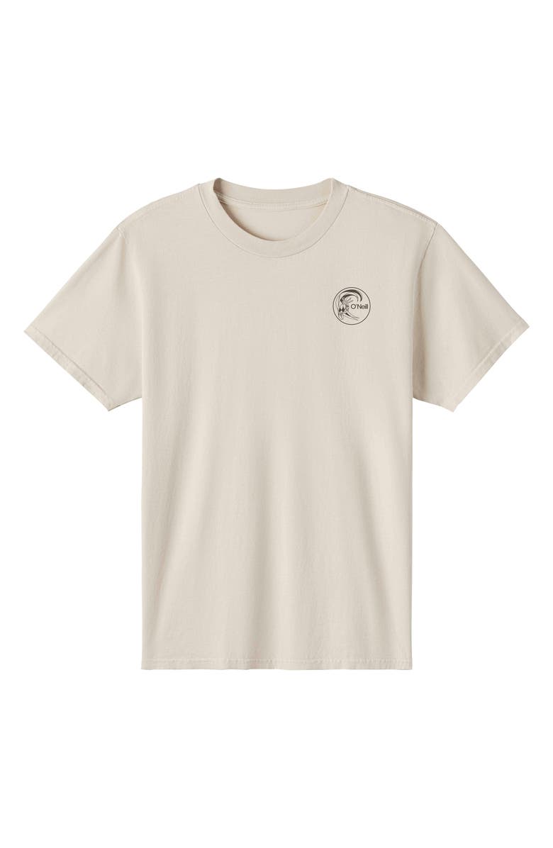 O'Neill OG Circle Surfer Logo Graphic T-Shirt, Main, color, Light Khaki