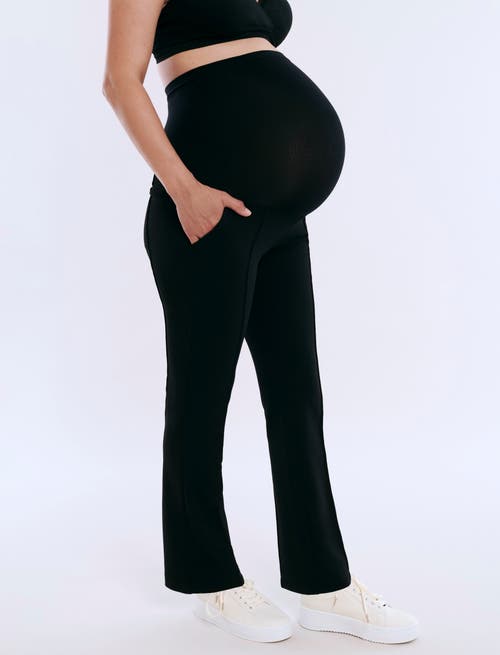 Shop Motherhood Maternity Mia Secret Fit Over The Belly Slim Straight Leg Pant In Black