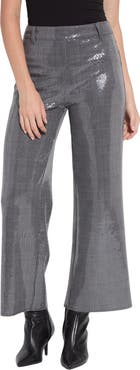 Lysse Mireille Sequin High Waist Wide Leg Trousers