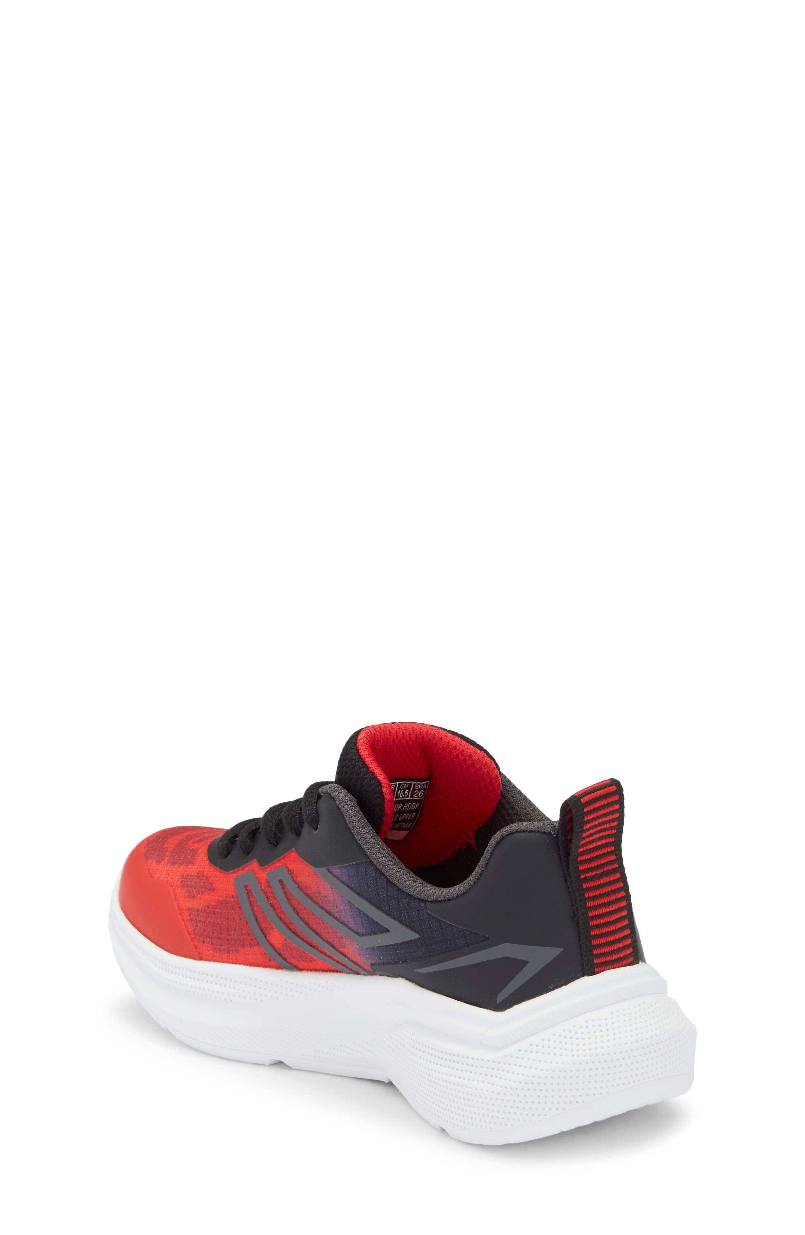 Kids' Microspec Velocity Zromic Running Shoe, Alternate, color, RED/ BLACK