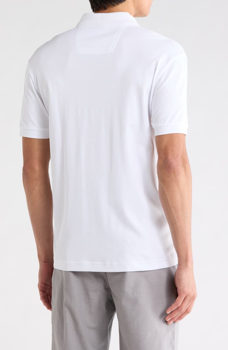 BOSS Paddy Knit Polo, Alternate, color, White