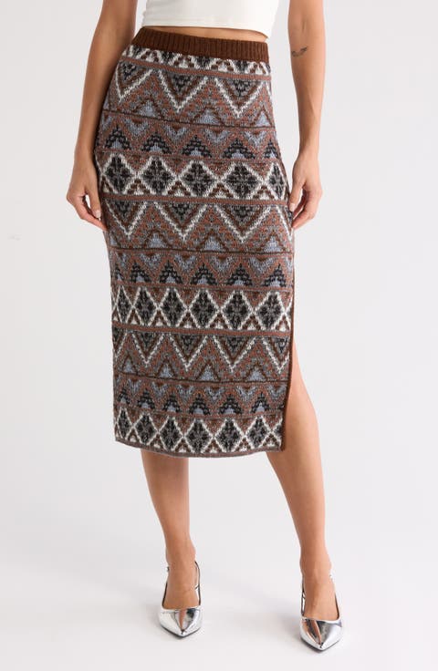 The Midnight Walk Knit Skirt