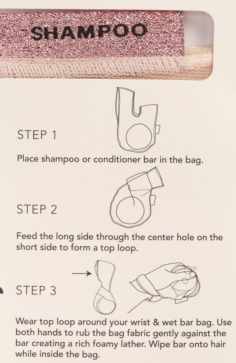 Kitsch Shampoo Beauty Bar Bag, Alternate, color, 