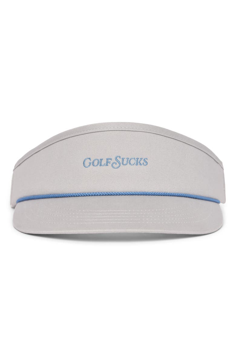 TravisMathew Weekend Agenda Visor, Alternate, color, Heather Grey