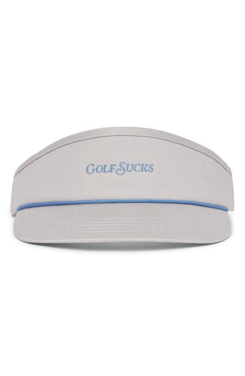 Travismathew Weekend Agenda Visor In Heather Grey