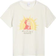 Re/Done Ray of Sunshine Graphic T-shirt