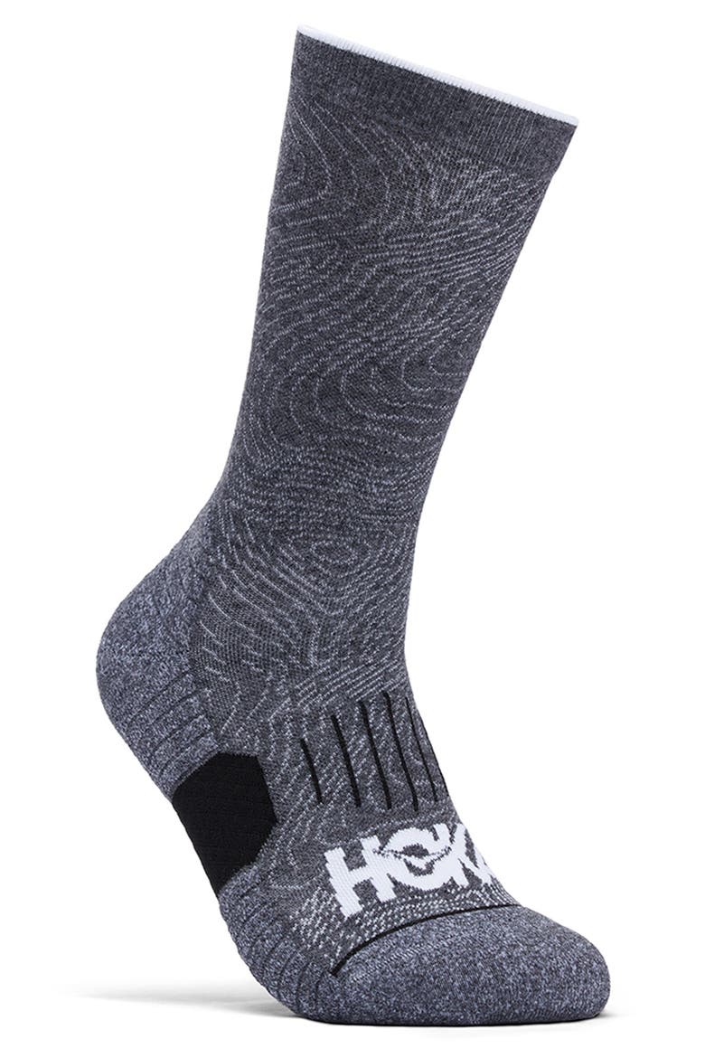 Run 3-Pack Crew Socks, Main, color, WHITE / BLACK / GREY