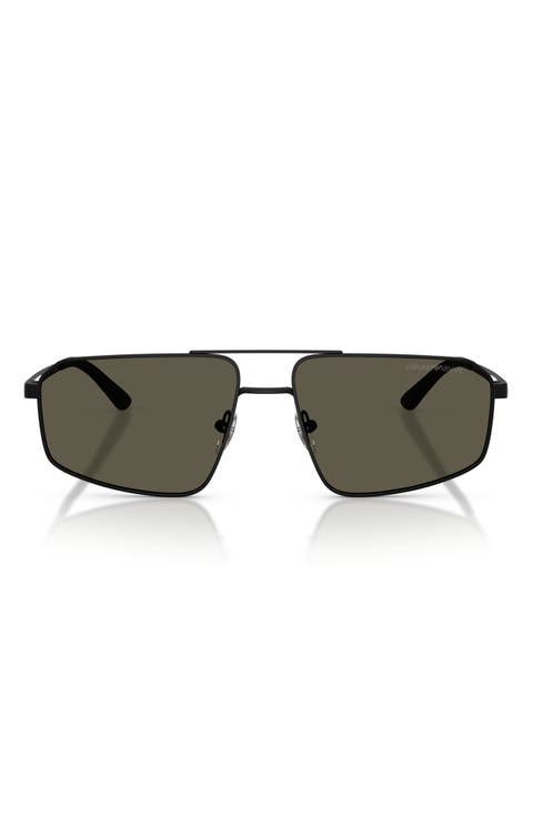 59mm Aviator Sunglasses