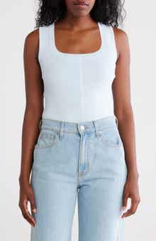 DKNY Mixed Media Sleeveless Sweater