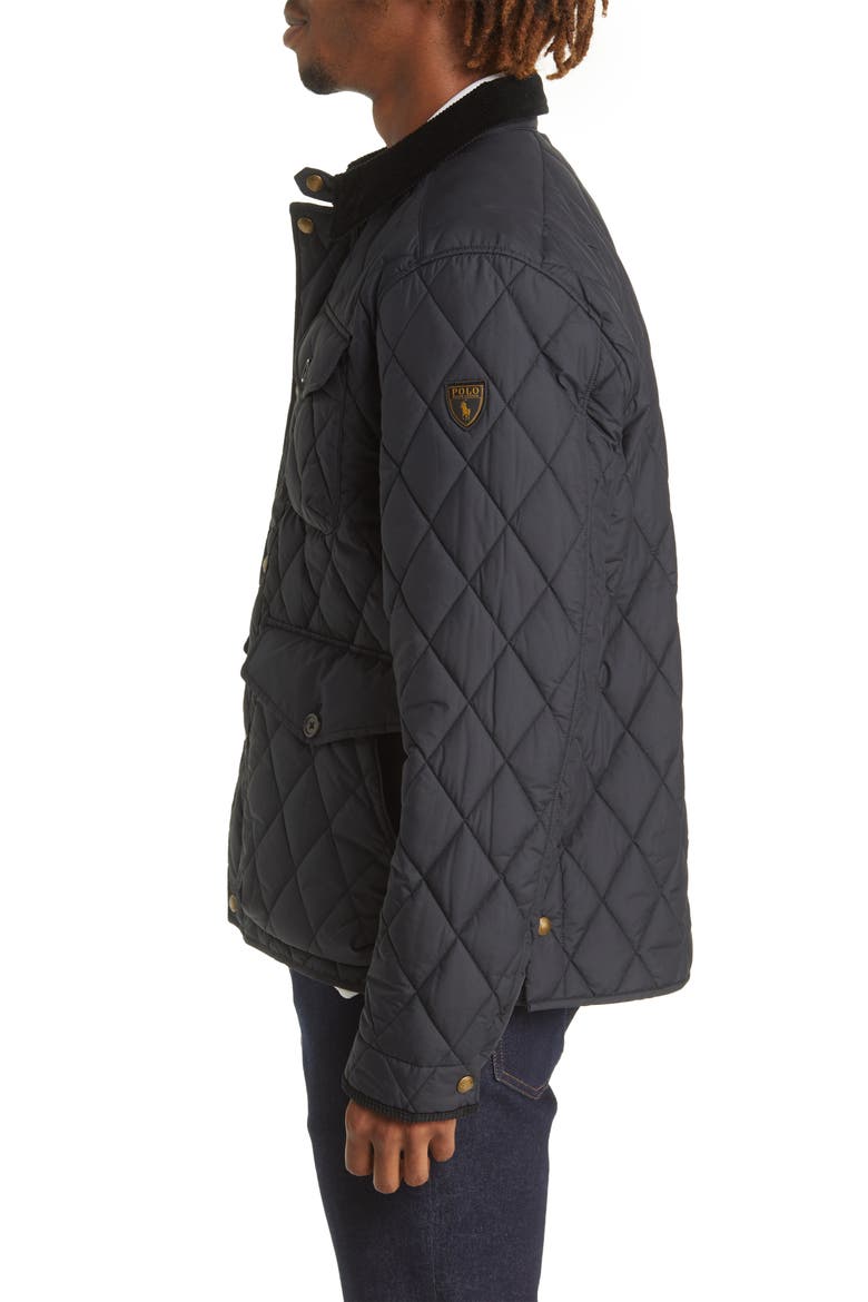 Men's Beaton Quilted Jacket, Alternate, color, POLO BLACK