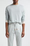 Eleventy Merino Wool & Silk Crewneck Sweater