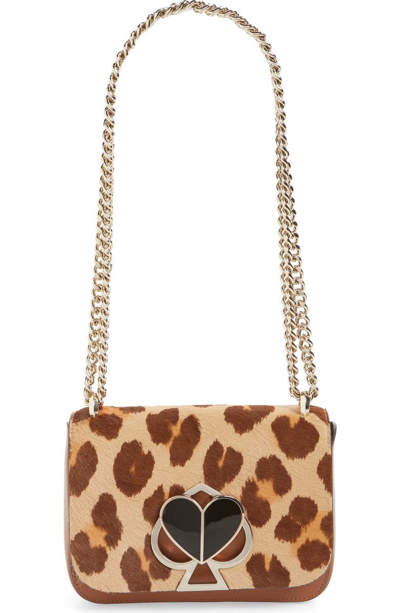 Kate Spade New York small nicola genuine calf hair shoulder bag, Main, color,