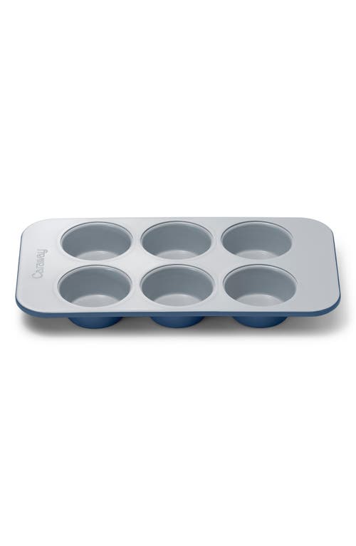 Caraway 6-cup Nonstick Ceramic Muffin Pan In Gray